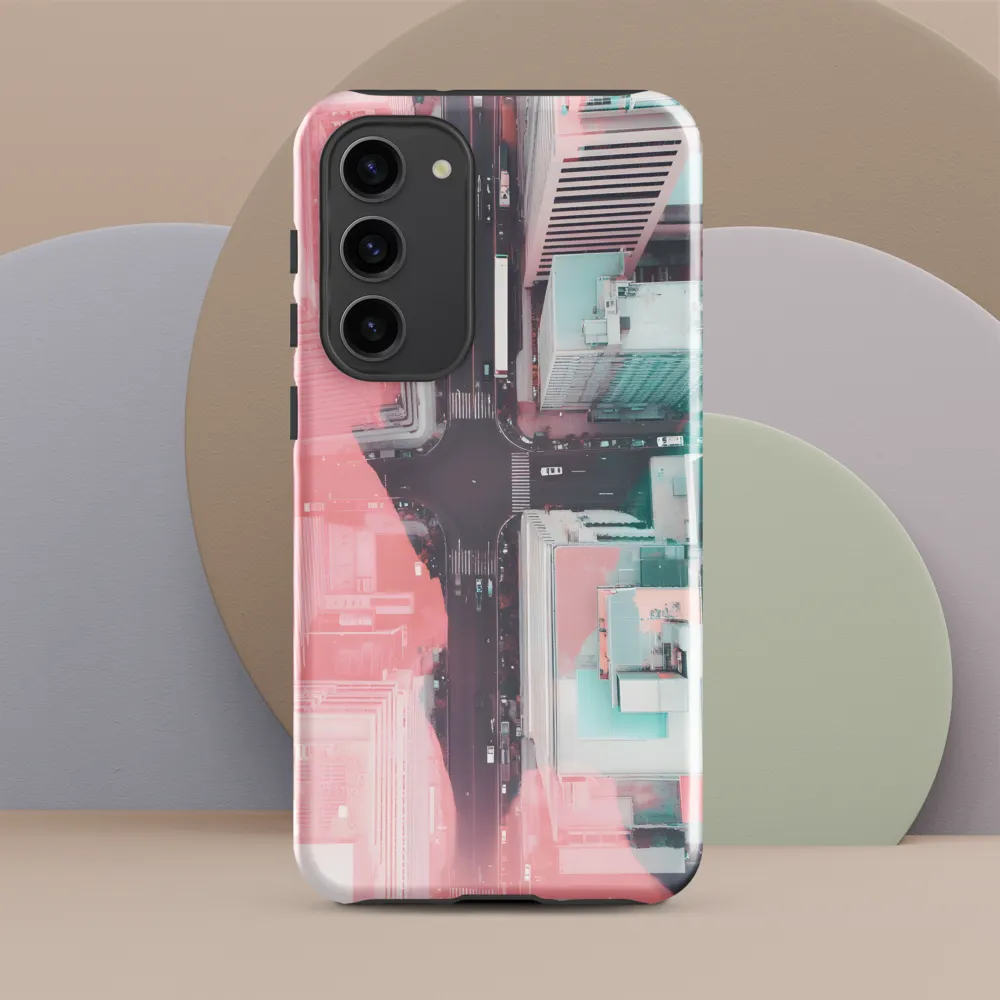 Urban Harmony: Aerial Perspectives | Phone Case |  S23 Plus | Tough Case | Glossy