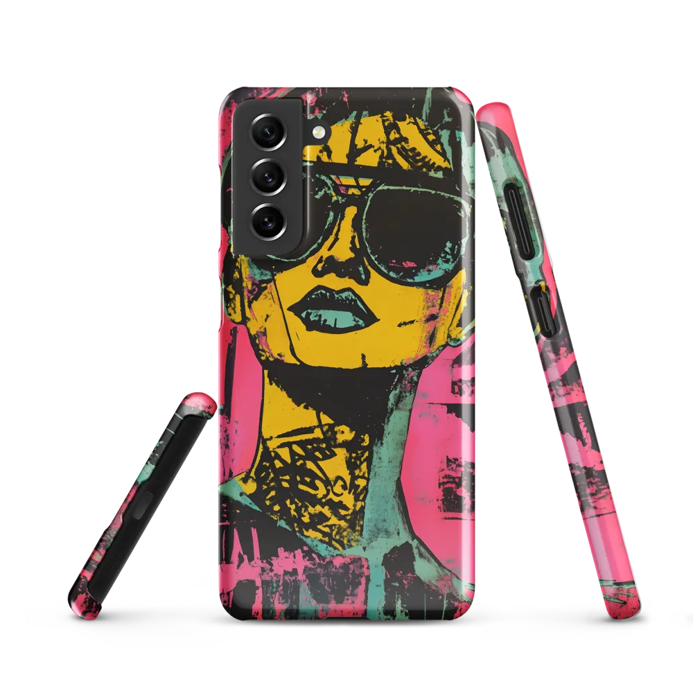 Confident Portrait in Neon Colors