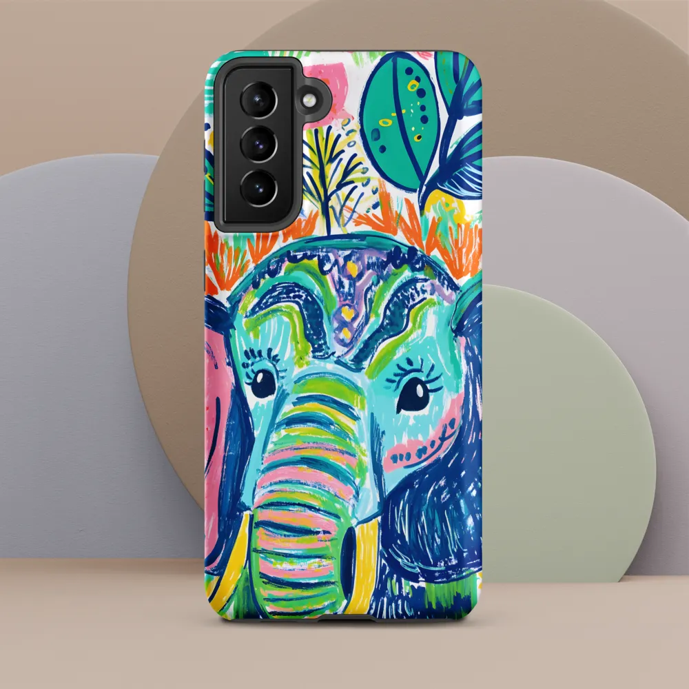 Whimsical Elephant Portrait