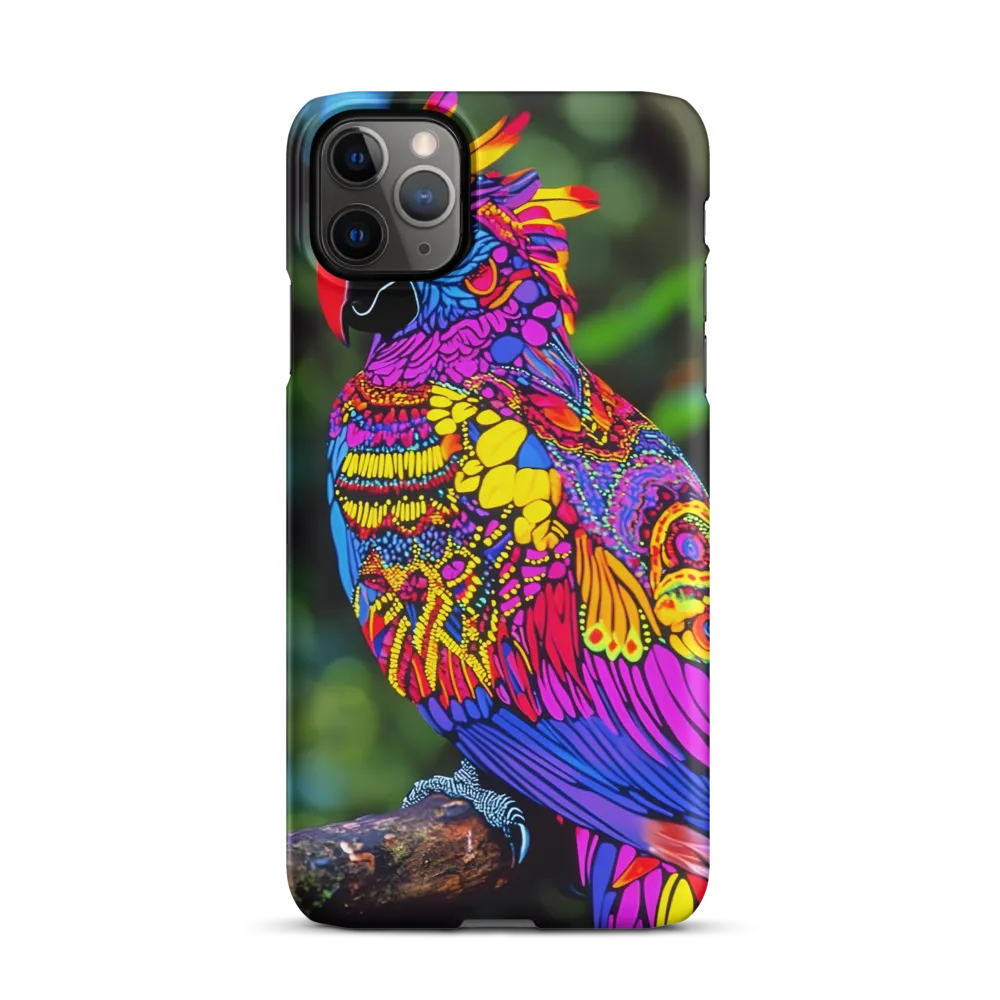 Vibrant Psychedelic Parrot
