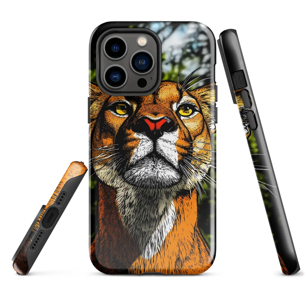 Regal Gaze: The Lioness in Focus