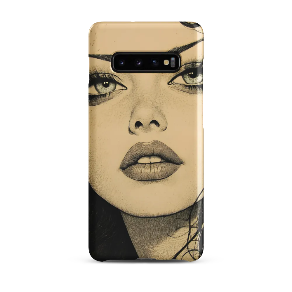 Enigmatic Gaze | Phone Case |  S10 Plus | Snap Case | Matte