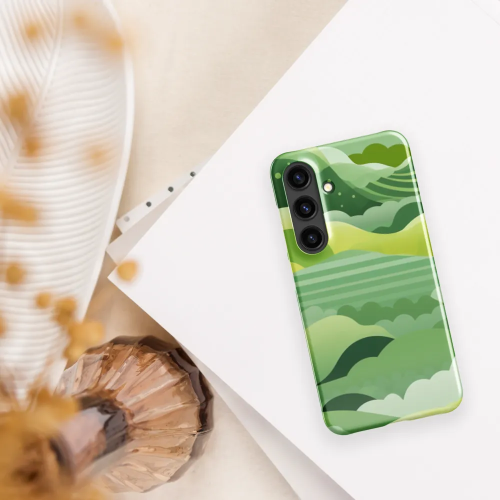 Tranquility in Green Waves