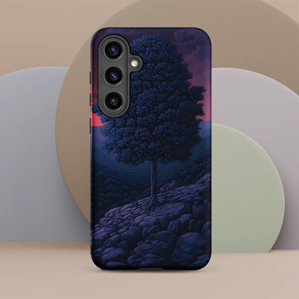 Solitary Sentinel: A Tree at Dusk