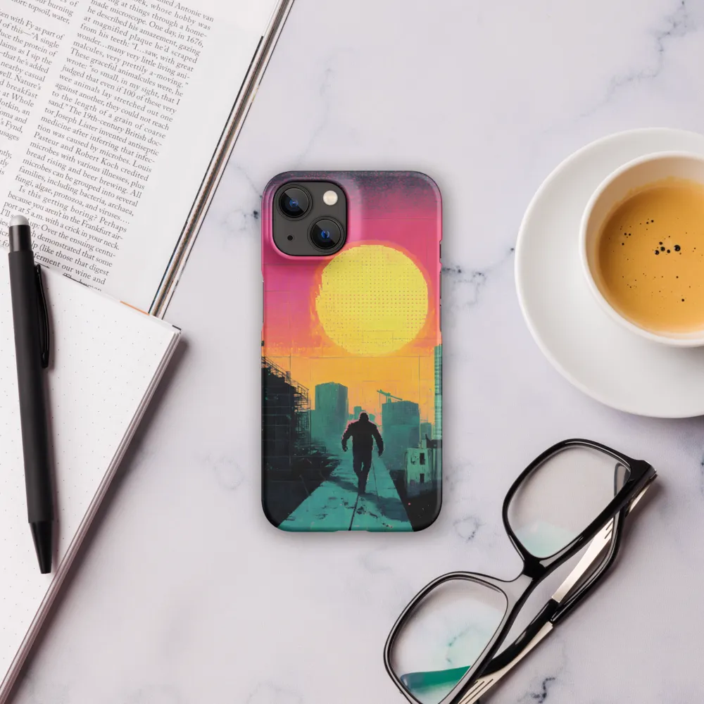 Solitude in a Neon City | Phone Case |  14 | Snap Case | Matte