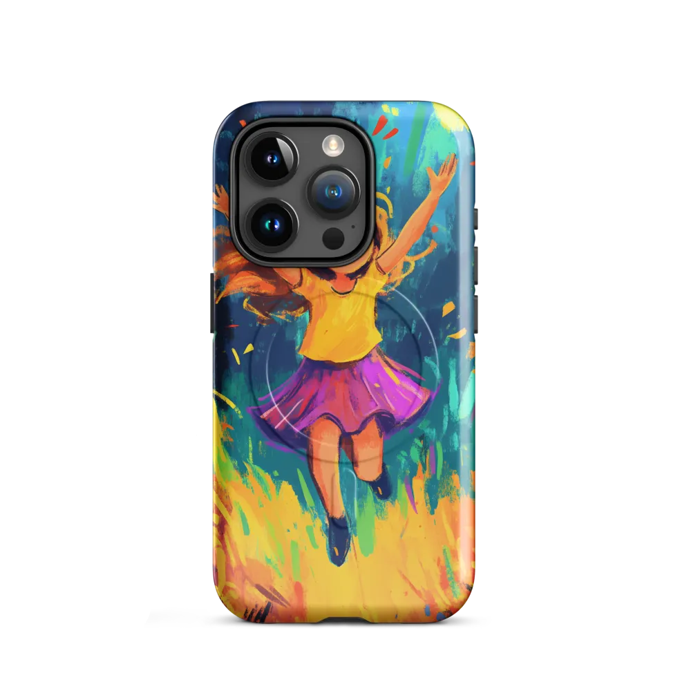 Joyful Escape into Nature | Phone Case |  15 Pro | MagSafe® Tough Case | Glossy