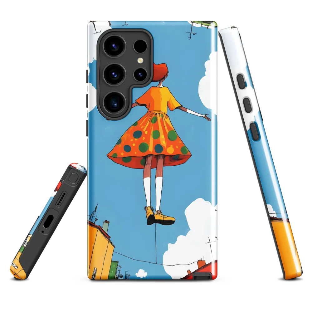 Floating Dreams in a Colorful Sky