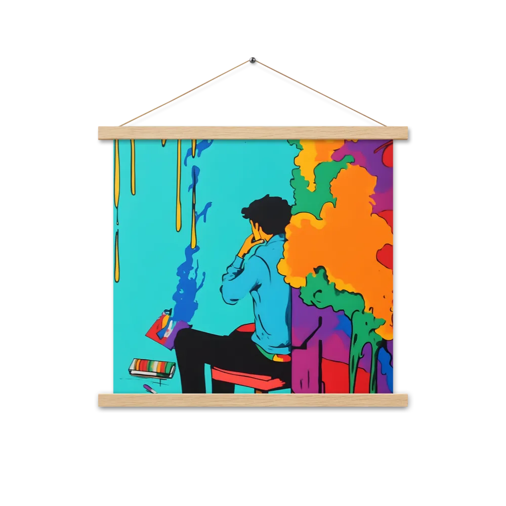 The Artist Within | Poster With Oak Wood Hanger | 18″×18″