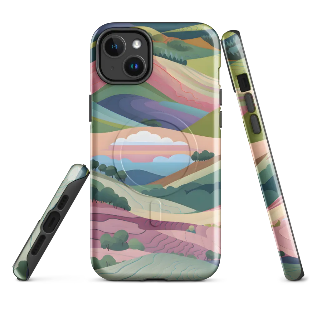 Harmonious Hills | Phone Case |  14 Plus | MagSafe® Tough Case | Glossy