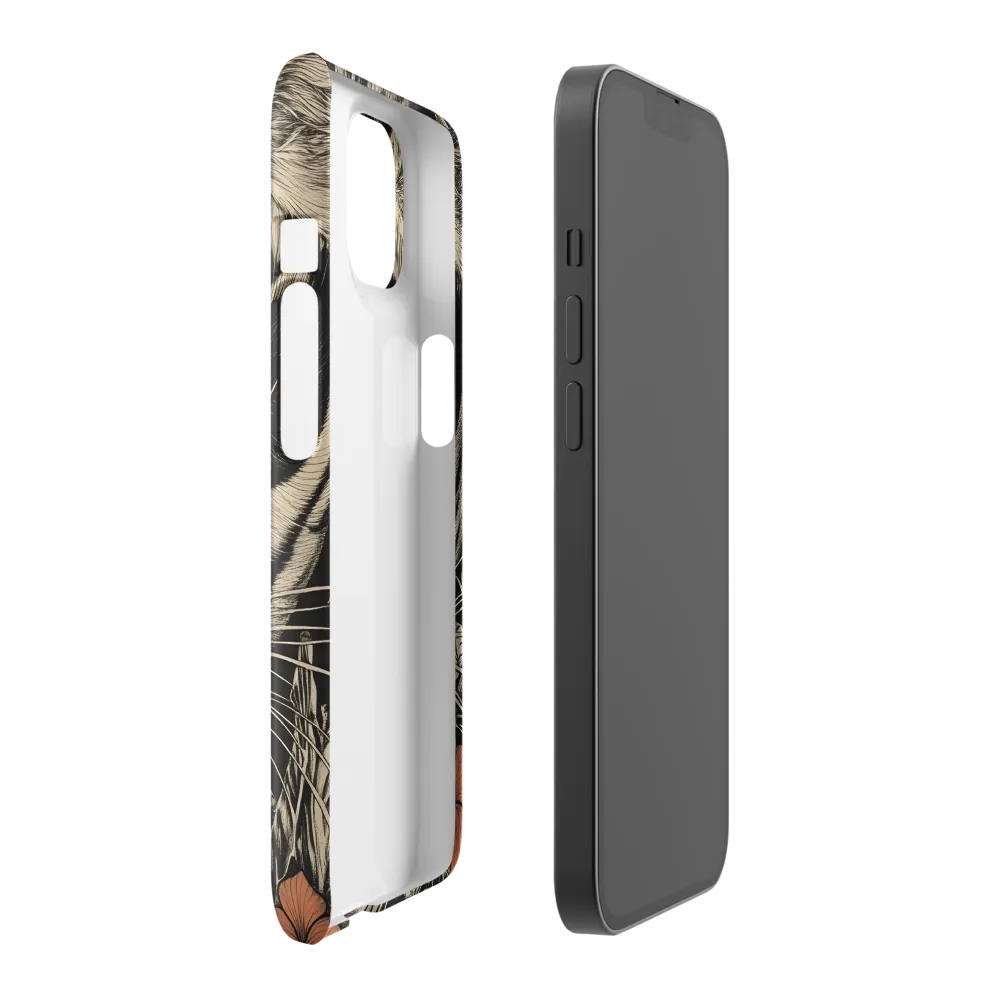 Feline Majesty: The Human-Leopard Connection | Phone Case |  14 | Snap Case | Glossy