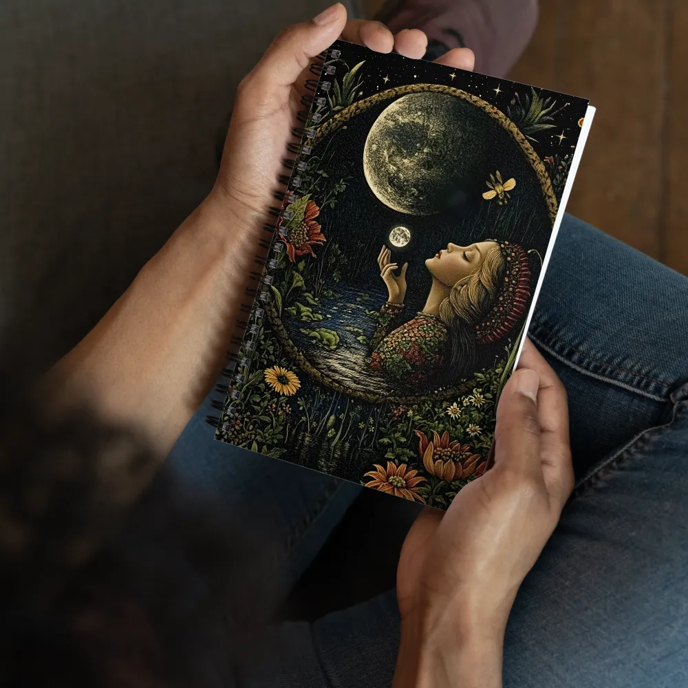 Moonlit Reverie | Spiral Notebook