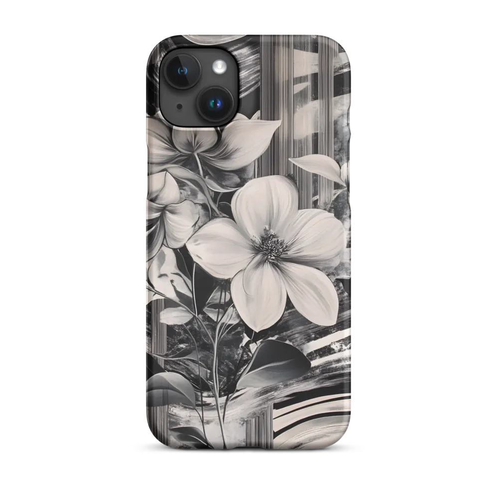 Ethereal Bloom: A Dance of Monochromes