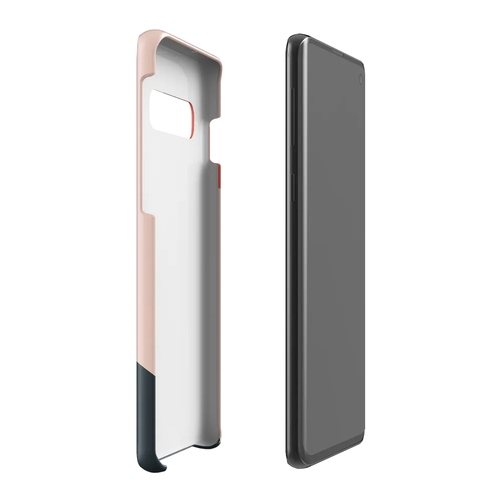 Contemplative Portrait in Minimalism | Phone Case |  S10 Plus | Snap Case | Glossy