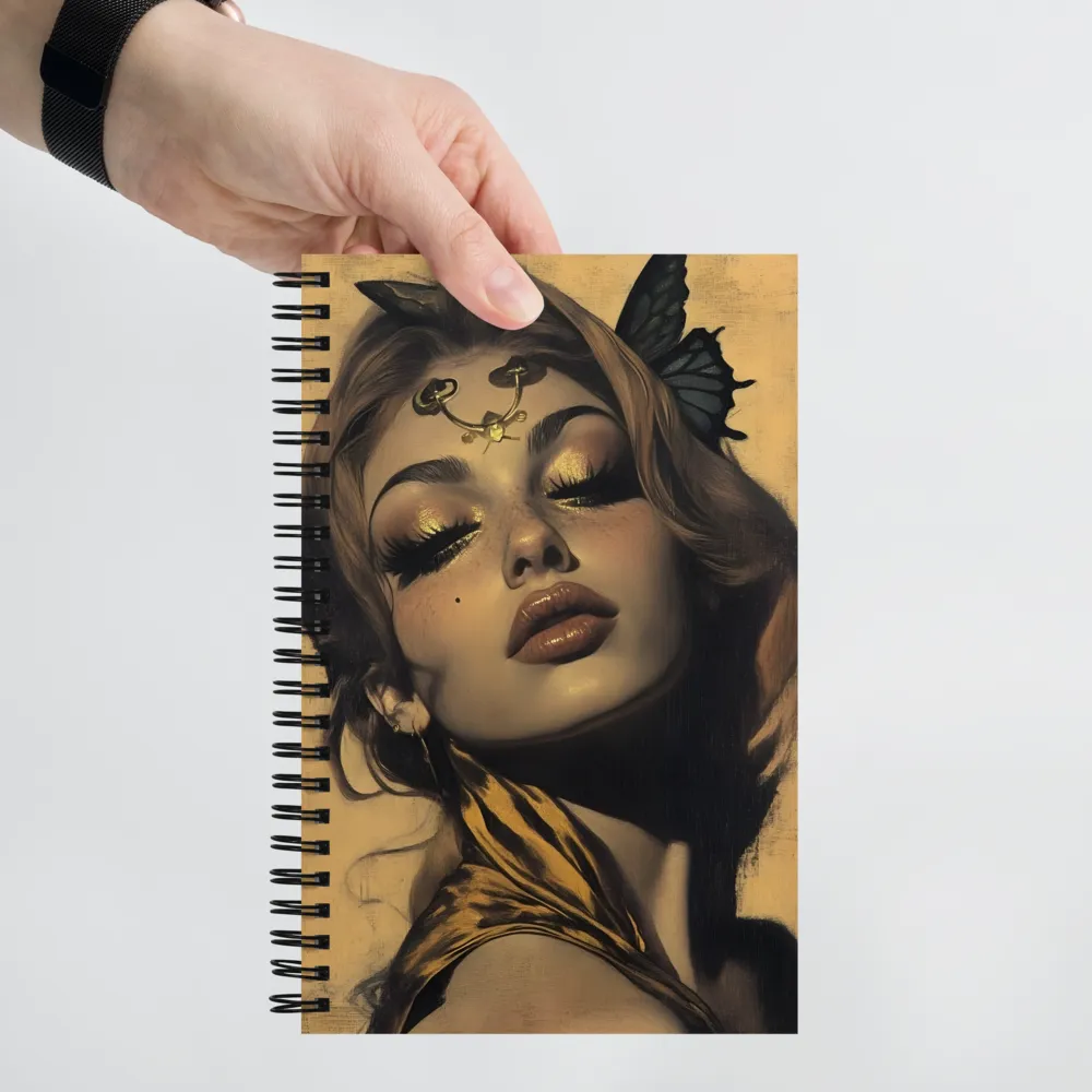 Enigmatic Beauty | Spiral Notebook