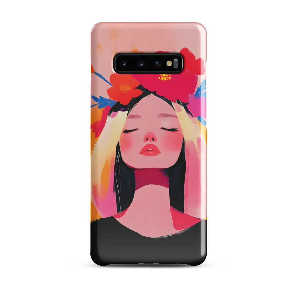 Floral Serenity | Phone Case |  S10 Plus | Snap Case | Glossy