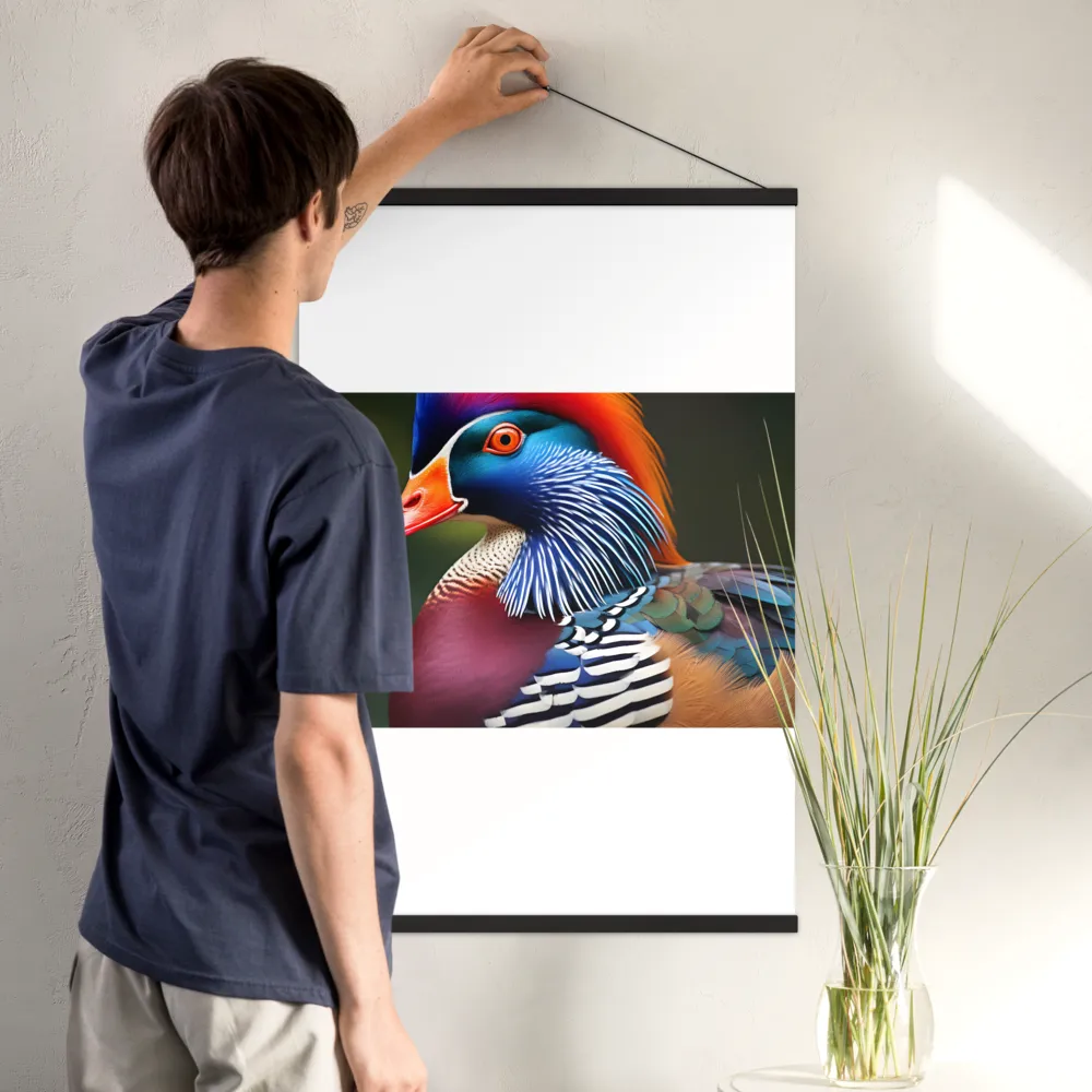 The Majestic Mandarin | Poster With Black Wood Hanger | 24″×36″