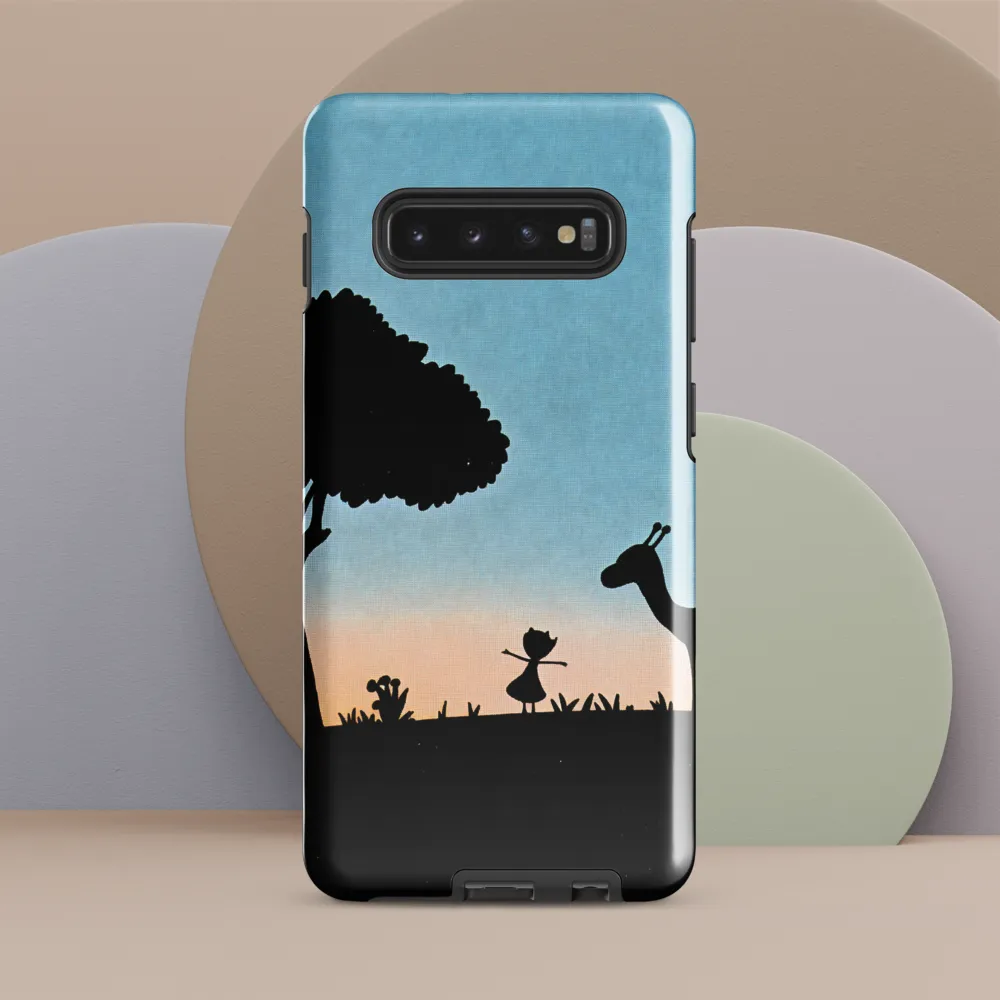 Curiosity in the Silhouette | Phone Case |  S10 Plus | Tough Case | Glossy