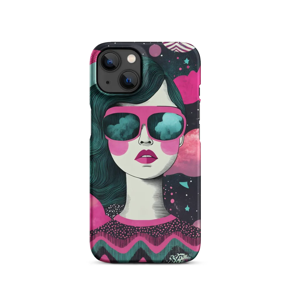 Chic Dreams: A Pop Art Portrait | Phone Case |  13 | Snap Case | Matte