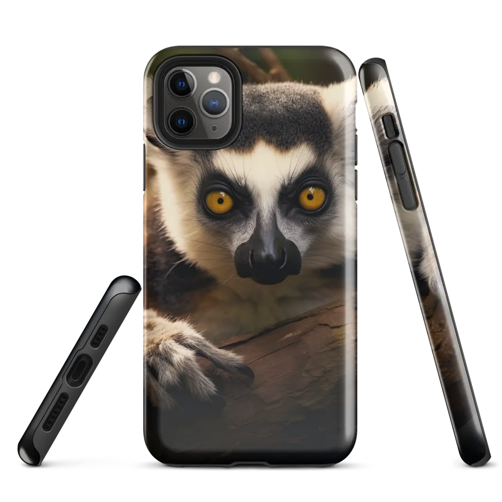 The Watchful Lemur | Phone Case |  11 Pro Max | Tough Case | Glossy