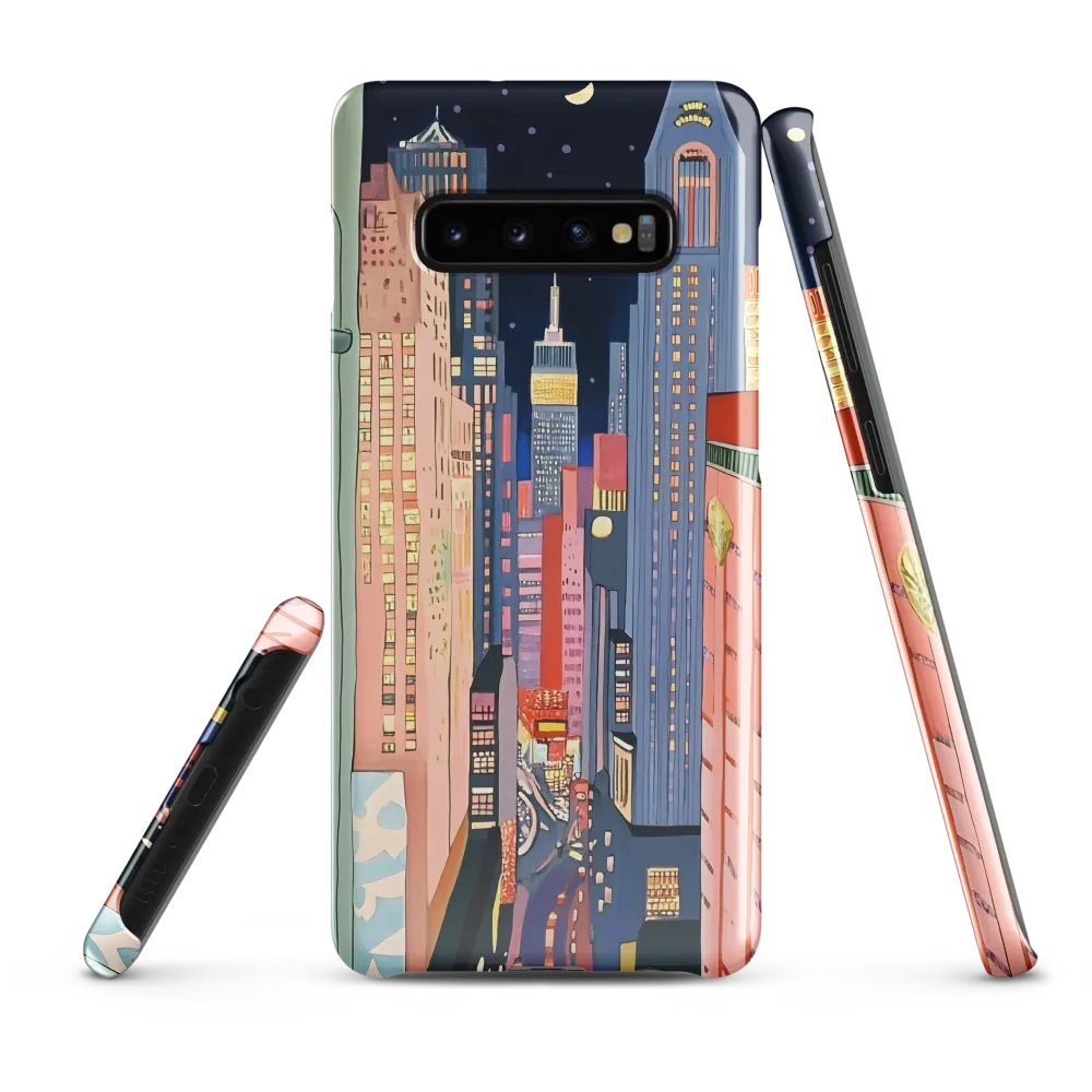 Urban Dreamscape: A Pop Art Night | Phone Case |  S10 Plus | Snap Case | Glossy