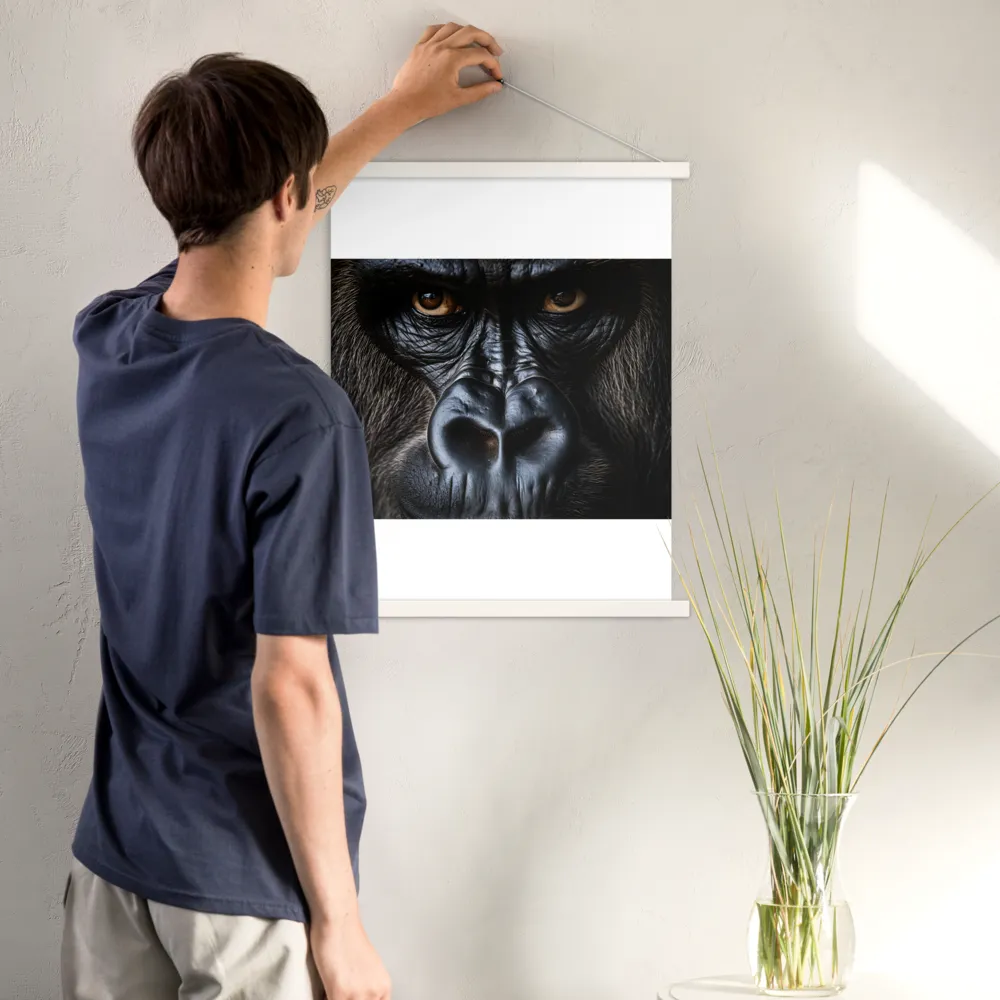 Gaze of the Wild: A Gorilla's Portrait