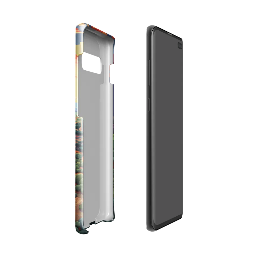 Desert Serenity at Dusk | Phone Case |  S10 | Snap Case | Glossy