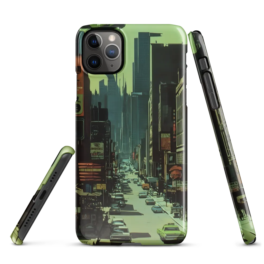 Nostalgic Futurism in Urban Splendor | Phone Case |  11 Pro Max | Snap Case | Glossy