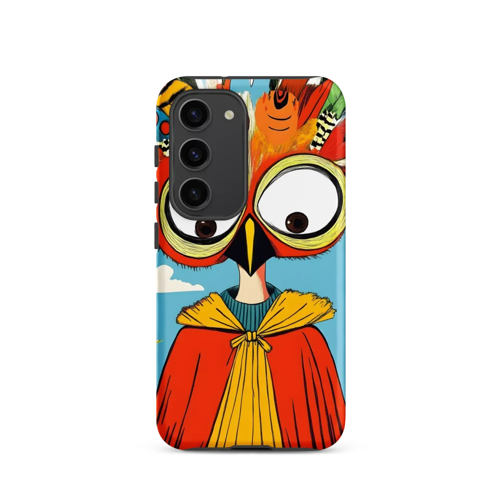 A Whimsical Encounter: The Owl-Human Fusion