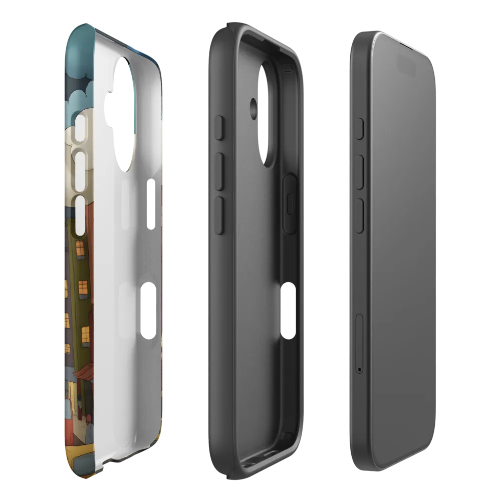 Urban Symphony: A City Awakens at Dusk | Phone Case |  16 | Tough Case | Matte