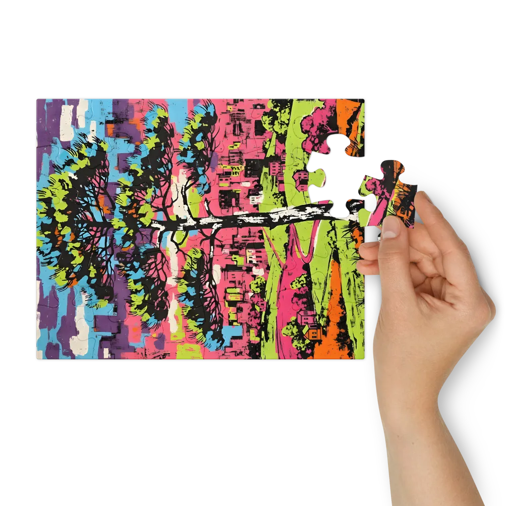 Electric Pine 
 Jigsaw Puzzle in Tin Box