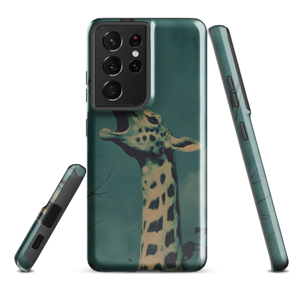 Whispers of the Tall: A Surreal Giraffe Encounter
