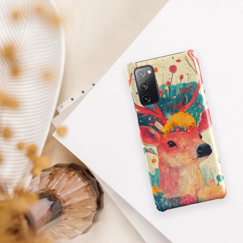 Whimsical Harmony: A Deer in Bloom