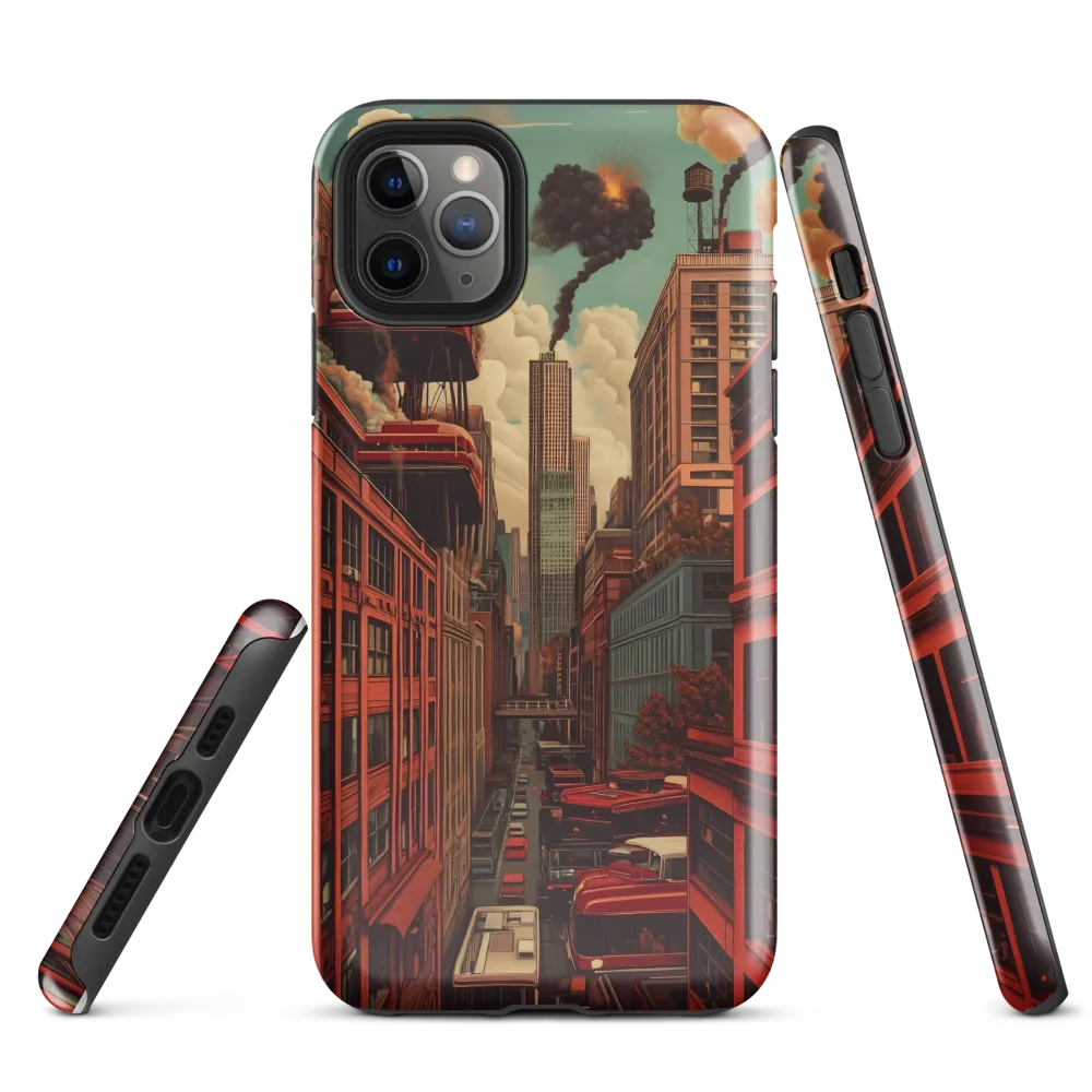 Urban Chaos: A Surreal Exploration | Phone Case |  11 Pro Max | Tough Case | Glossy