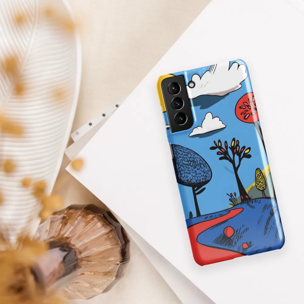 A Playful Journey Through Whimsical Woods | Phone Case |  S21 Plus | Snap Case | Glossy