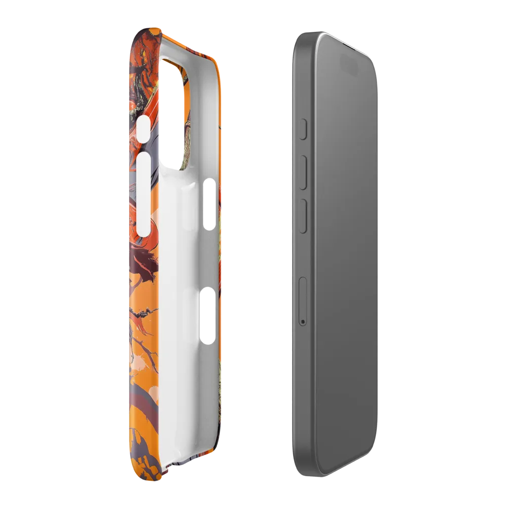 Life in Motion: An Abstract Tree | Phone Case |  16 Pro | Snap Case | Glossy