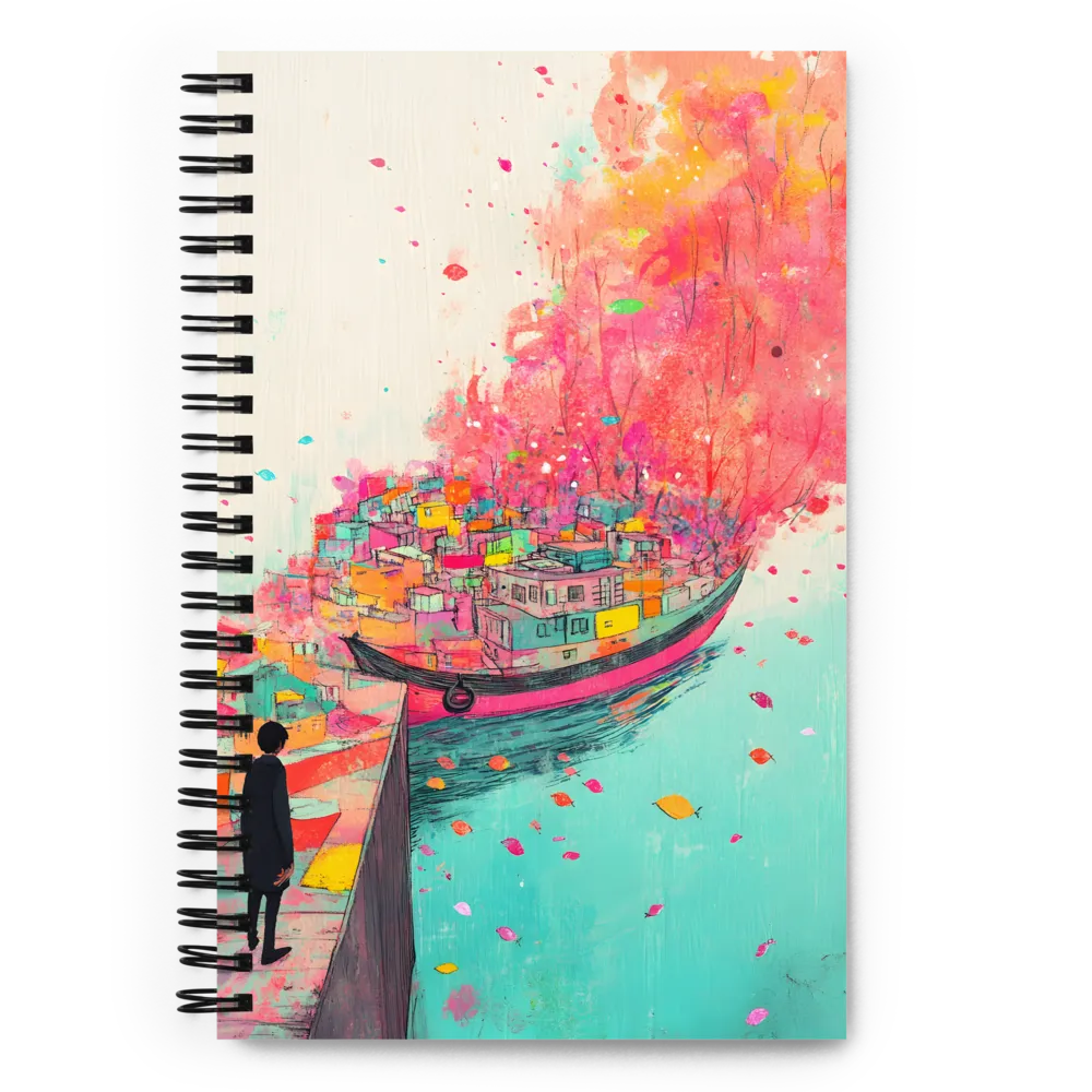 Whispers of a Colorful Dream | Spiral Notebook