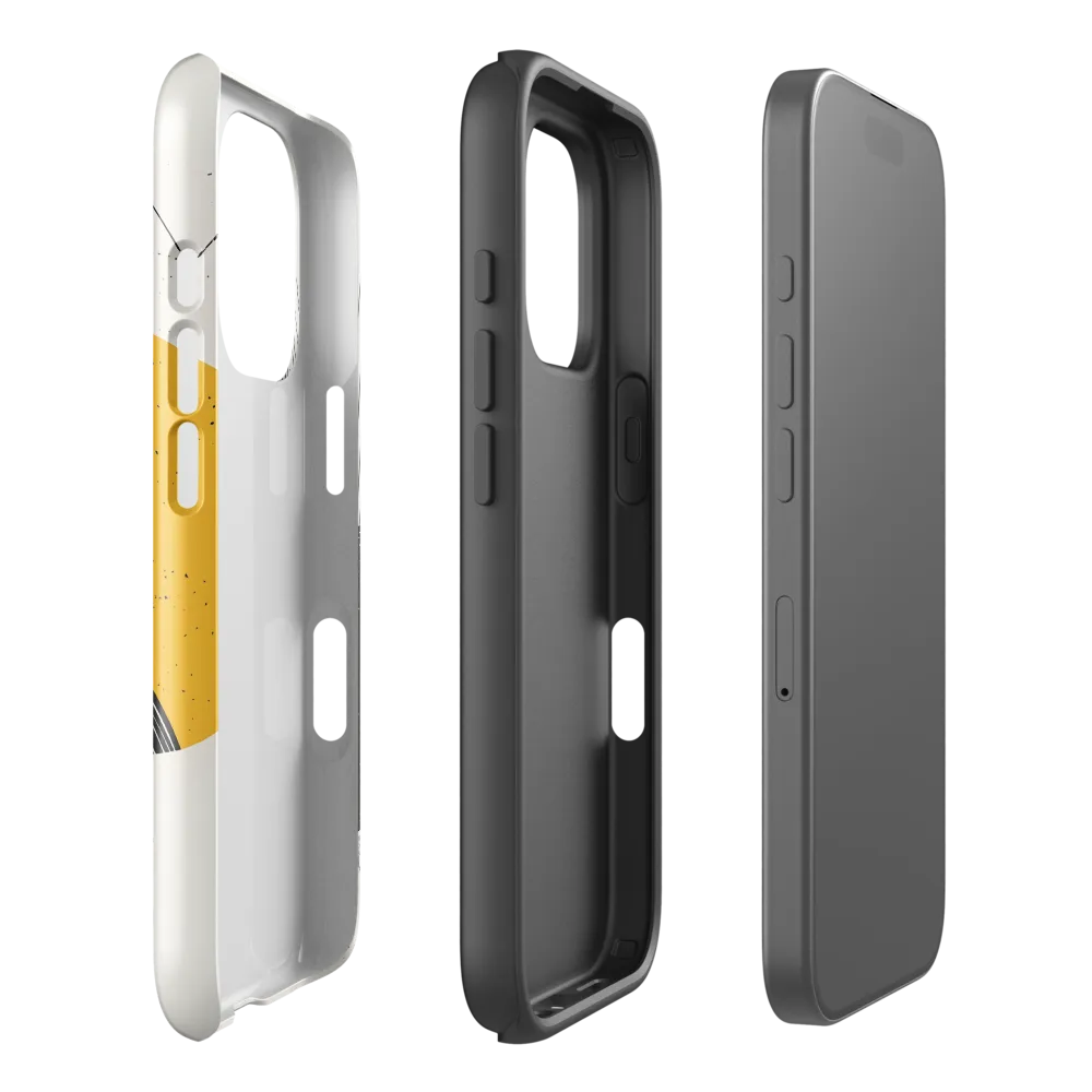 Dynamic Harmony in Black and Yellow
