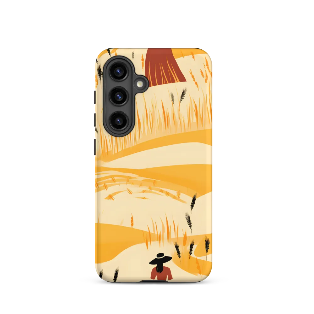 Embracing the Fields: A Floral Journey | Phone Case |  S24 | Tough Case | Matte