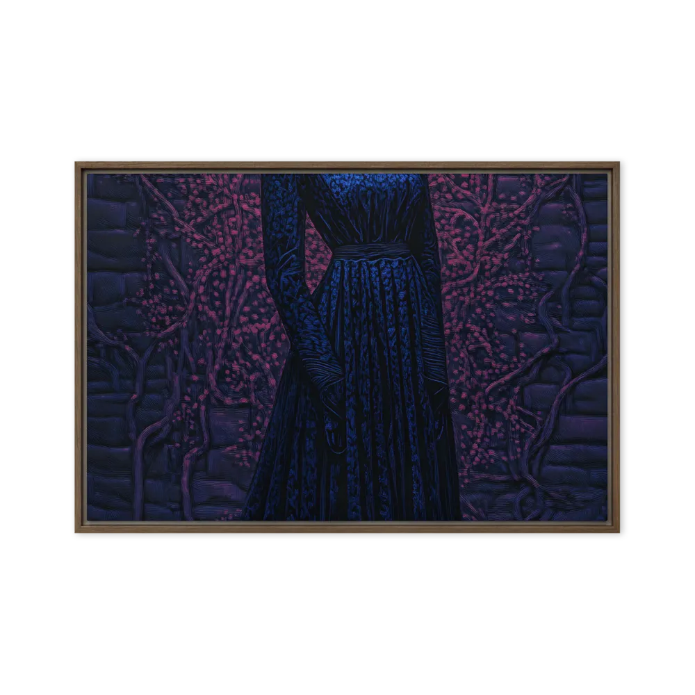 Veil of Enigma | Canvas with Brown Frame | 20″×30″