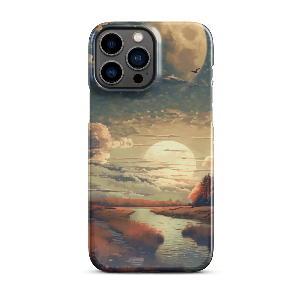 Whispers of Dusk: A Tranquil River Landscape