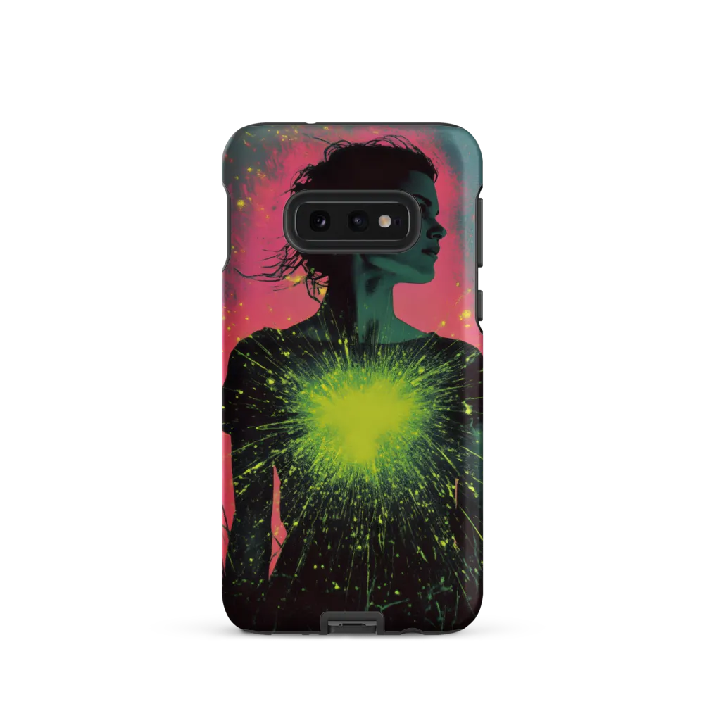 Cosmic Heart: A Surreal Portrait of Strength