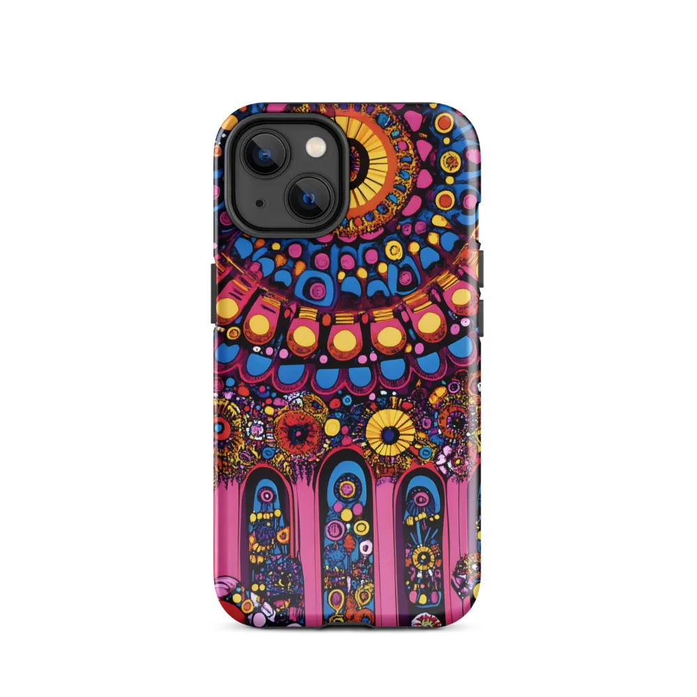 Whimsical Mandala Symphony | Phone Case |  14 | Tough Case | Glossy