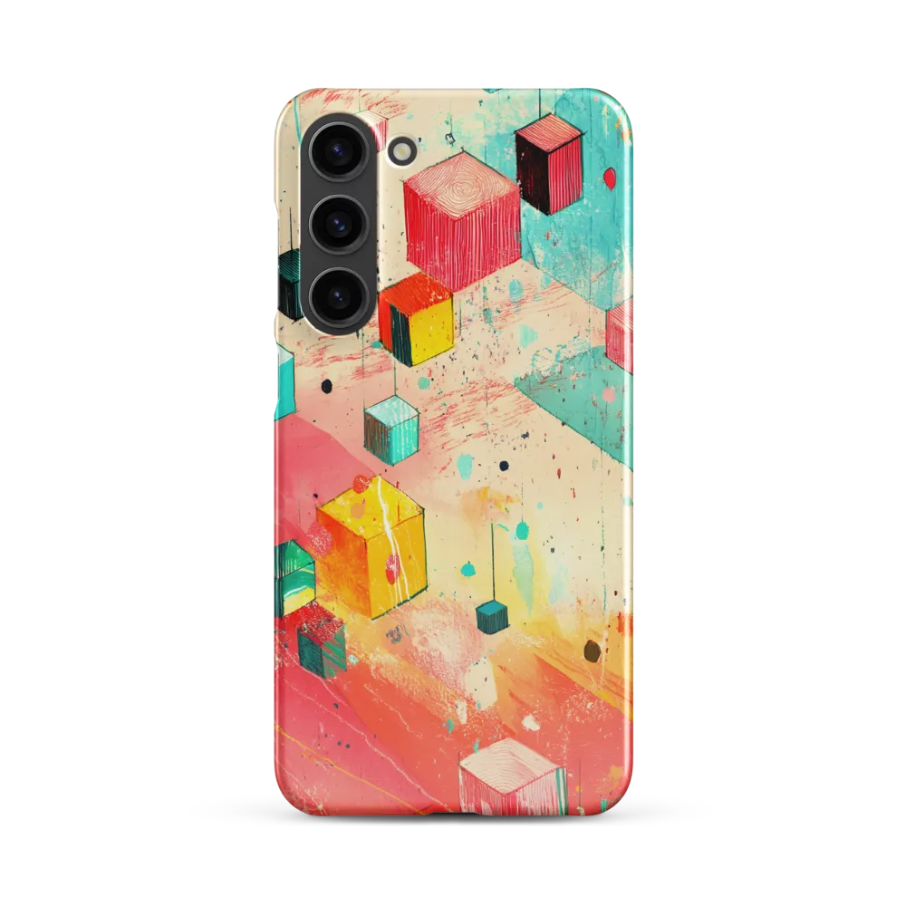 Suspended Cubes in Colorful Abstraction