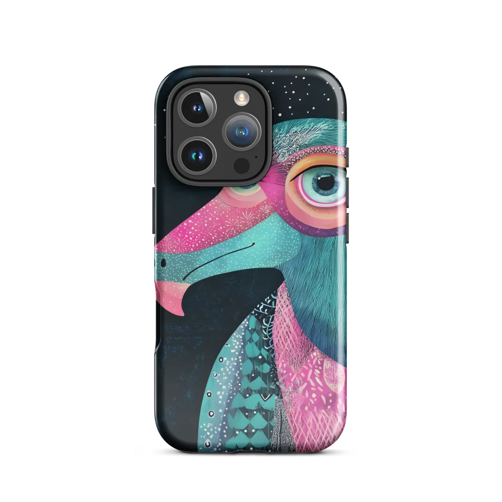 Whimsical Vulture: A Dance of Colors