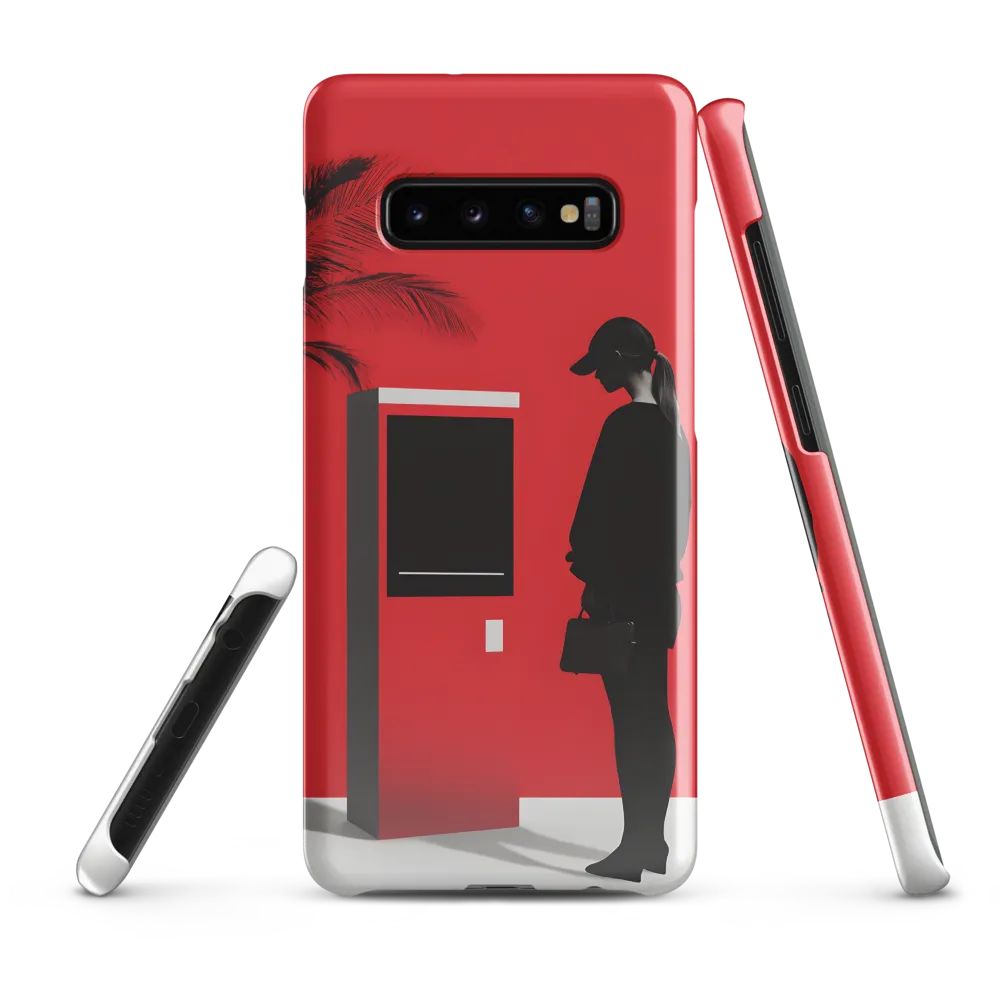 Contemplation in Red | Phone Case |  S10 Plus | Snap Case | Glossy