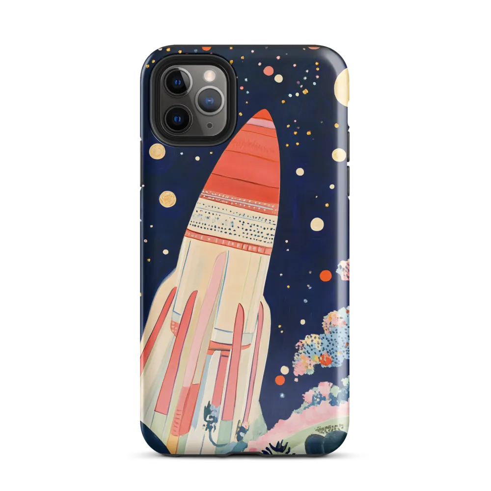 Cosmic Dreams: The Rocket's Journey | Phone Case |  11 Pro Max | Tough Case | Glossy