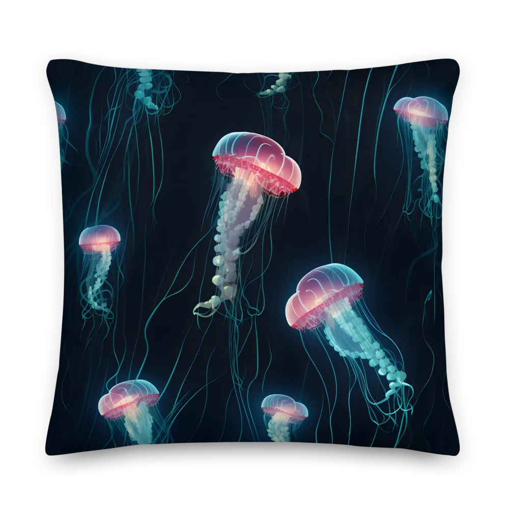 Ethereal Dance of Jellyfish | Pillow & Pillow Case | Multiple Sizes