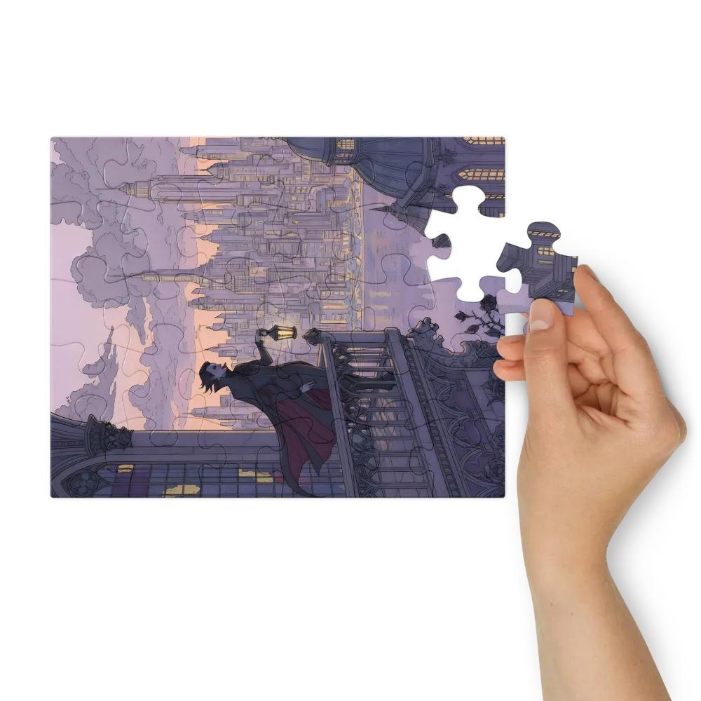 Twilight Sentinel 
 Jigsaw Puzzle in Tin Box