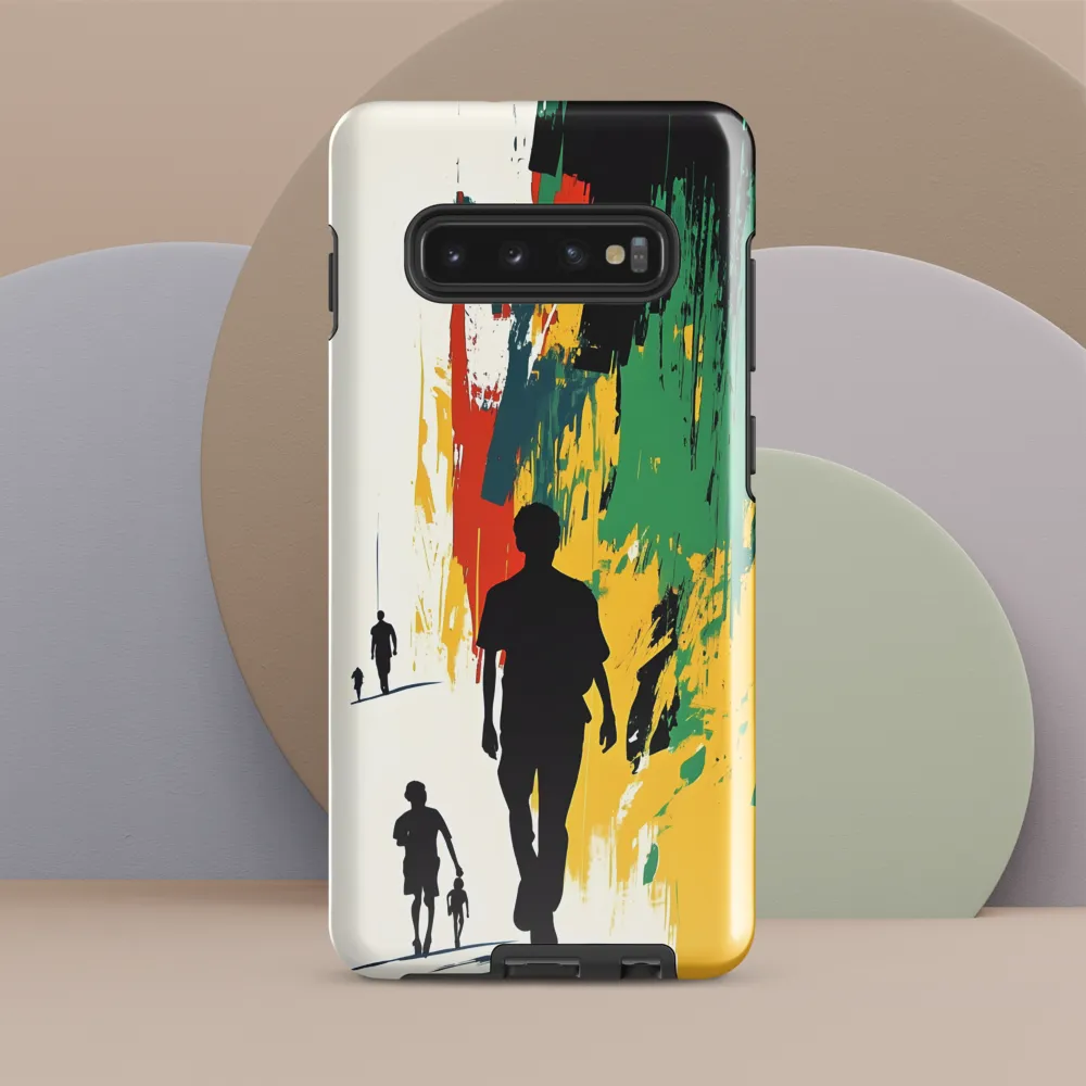 Journey of Silhouettes | Phone Case |  S10 Plus | Tough Case | Glossy