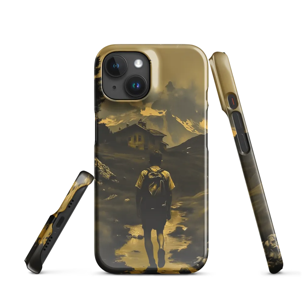 Journey Through Golden Peaks | Phone Case |  15 | Snap Case | Glossy